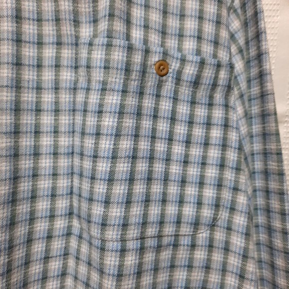 LORD&TAYLOR MENS COTTON FLANNEL LONG SLEEVE POCKET‎ BUTTON SHIRT XL - Picture 5 of 10